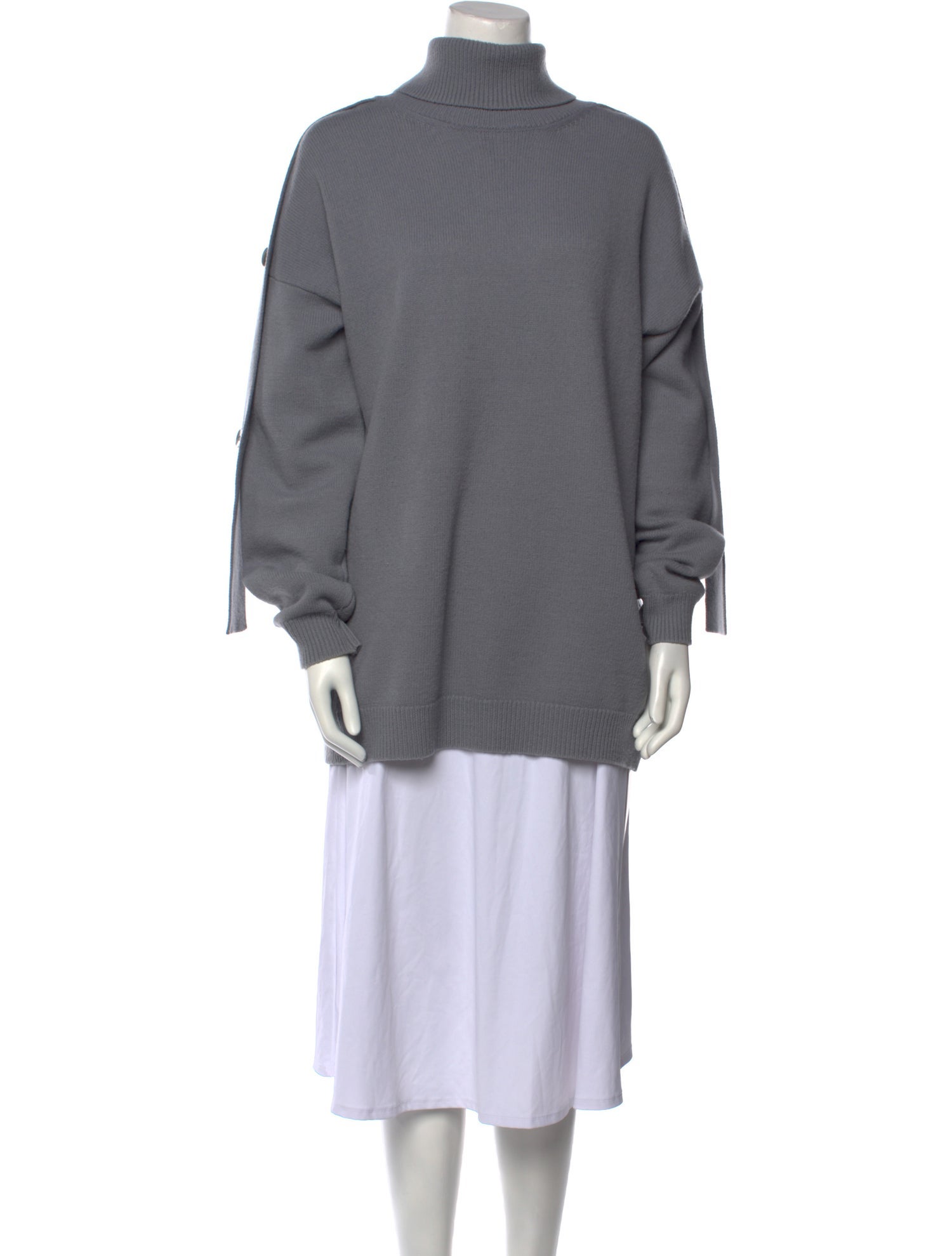 Tibi Wool Turtleneck Sweater