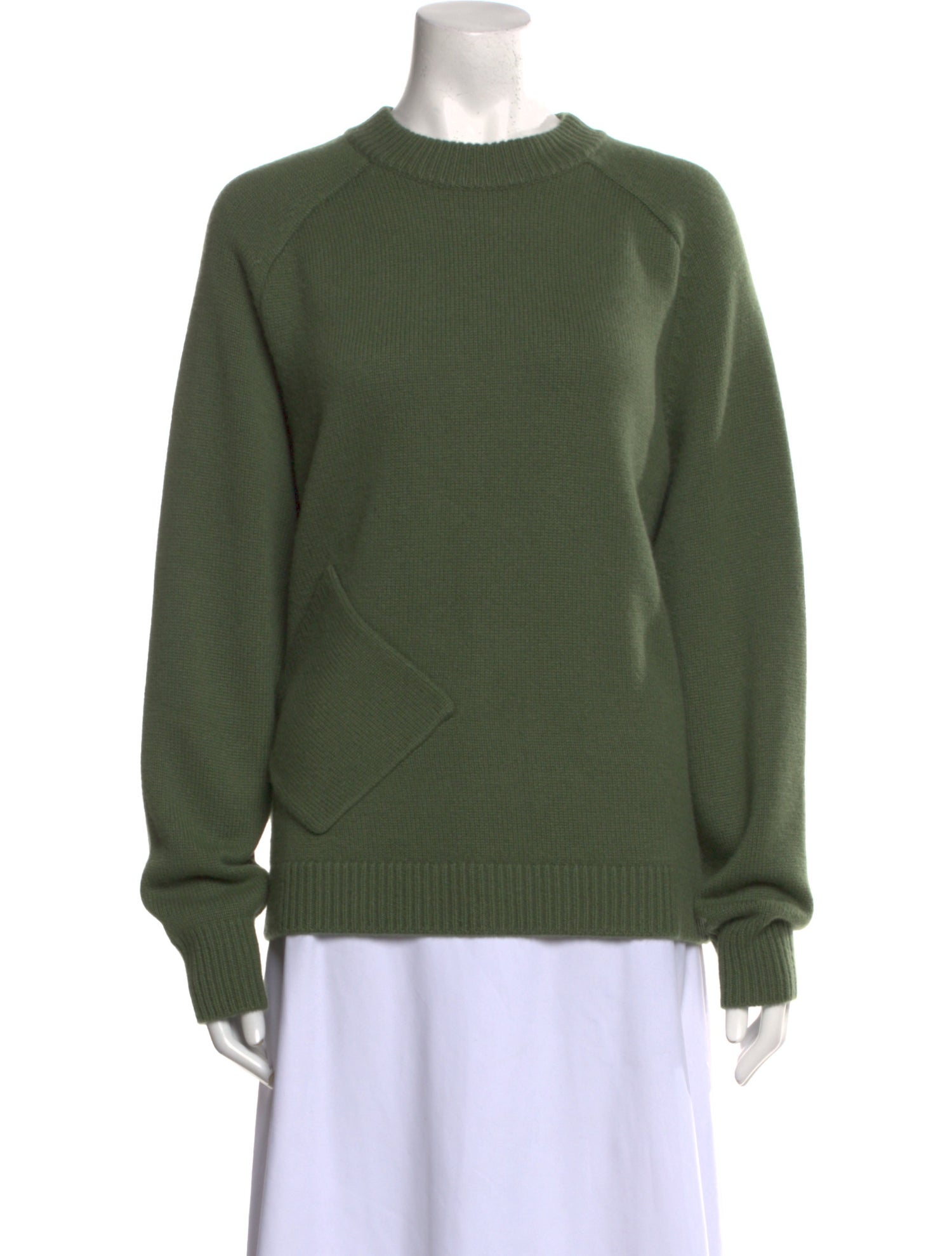 Tibi Cashmere Mock Neck Sweater