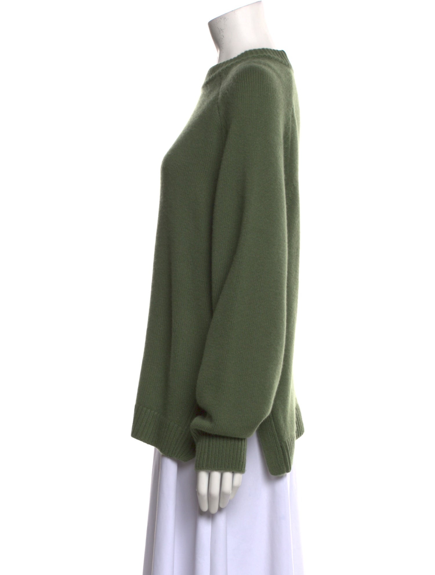 Tibi Cashmere Mock Neck Sweater
