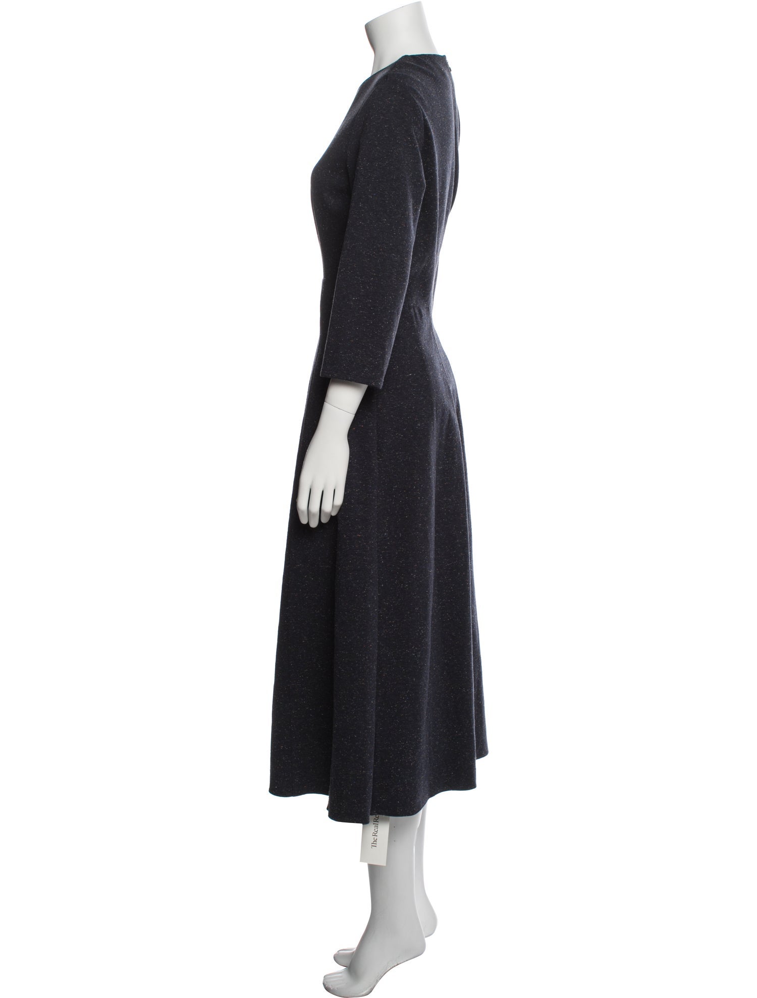 Tibi Crew Neck Long Dress