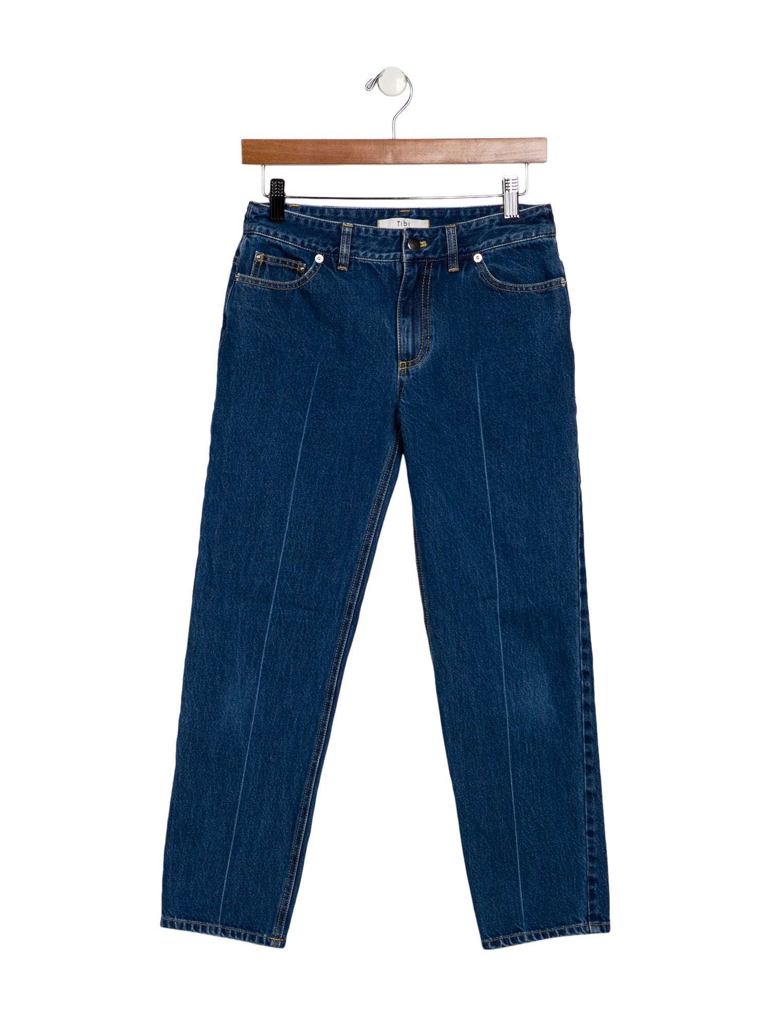 Tibi Elfie Straight Leg Jeans
