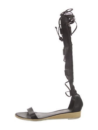 Tibi Leather Gladiator Sandals