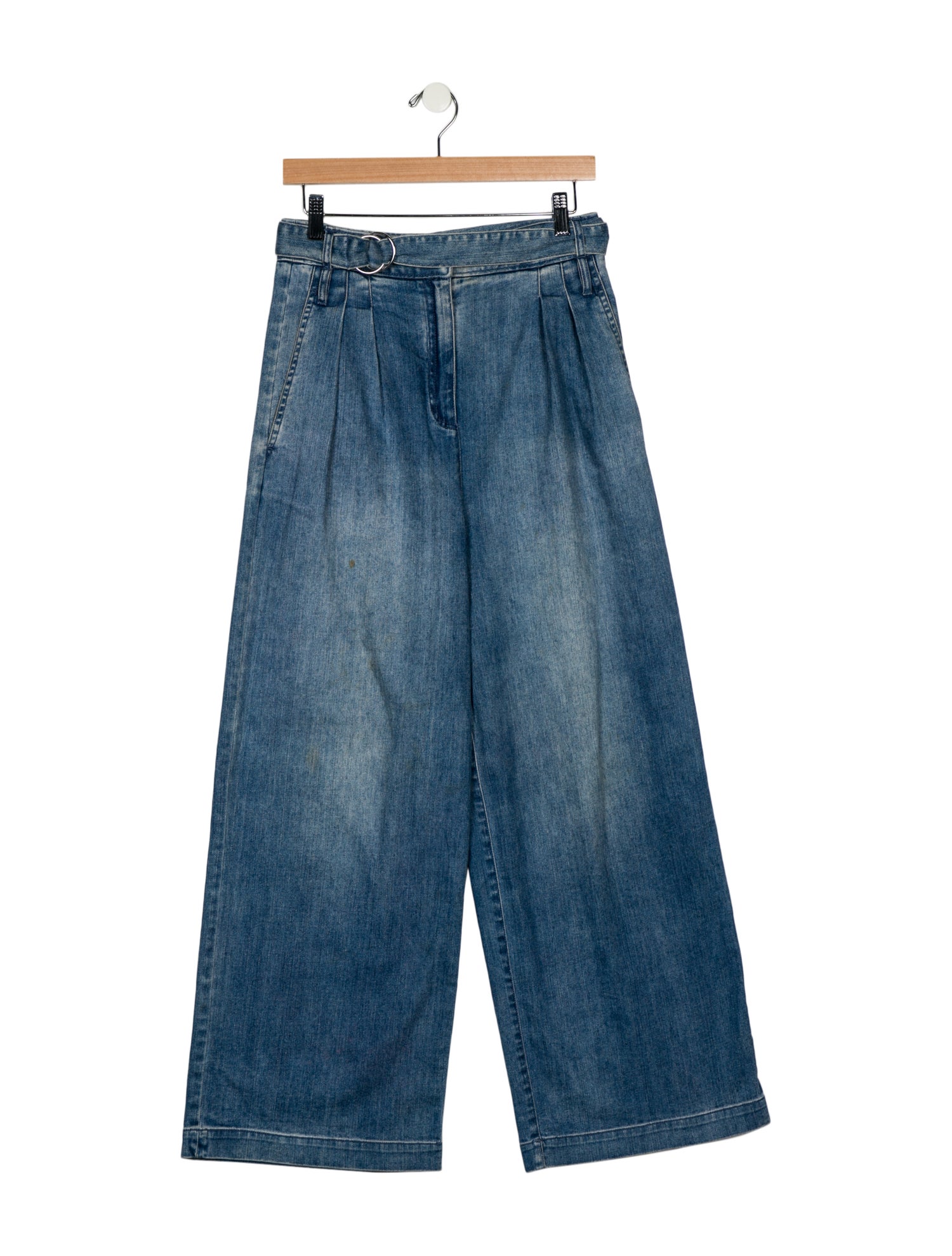 Tibi High-Rise Wide Leg Jeans