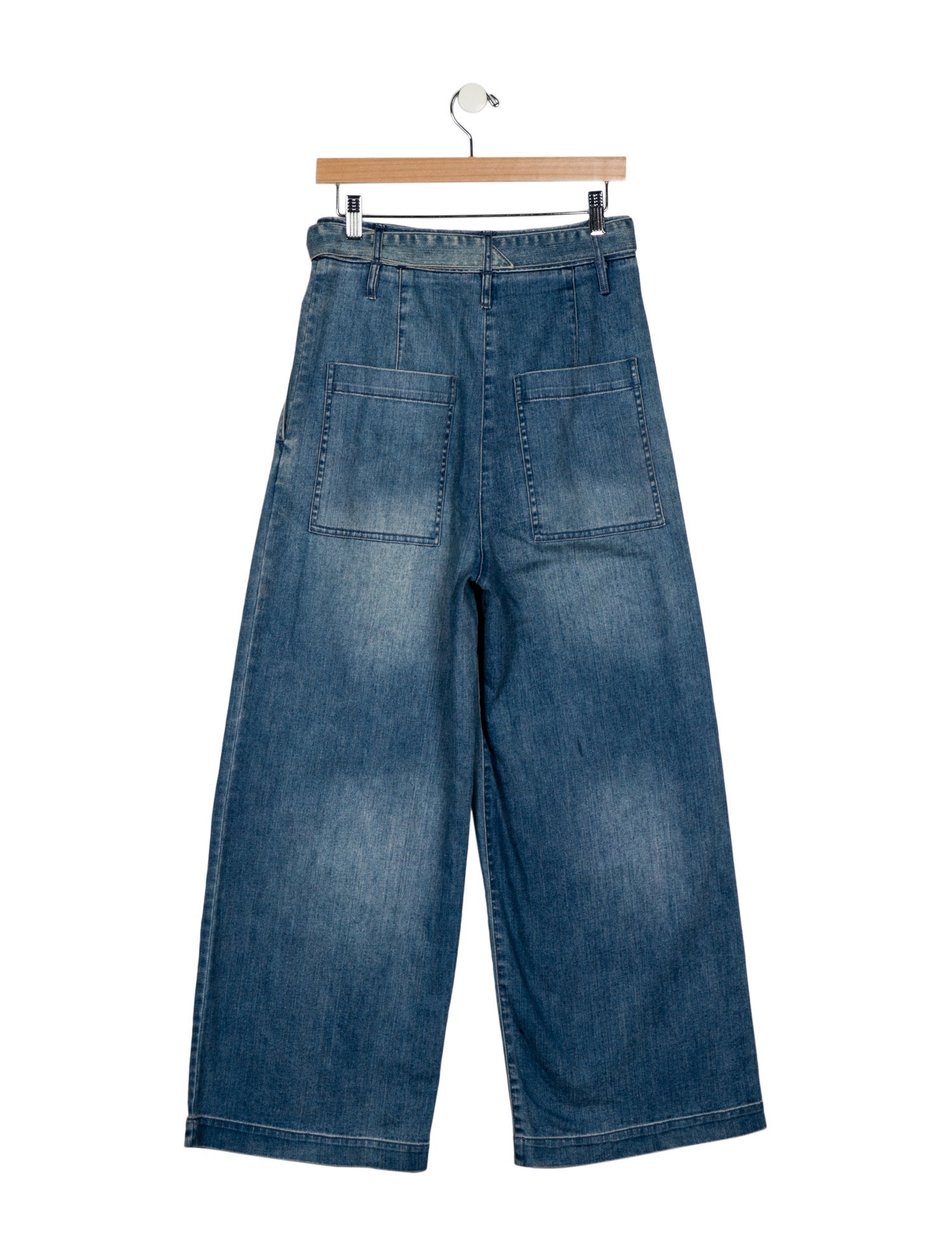 Tibi High-Rise Wide Leg Jeans