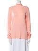 Tibi Mock Neck Long Sleeve Sweatshirt