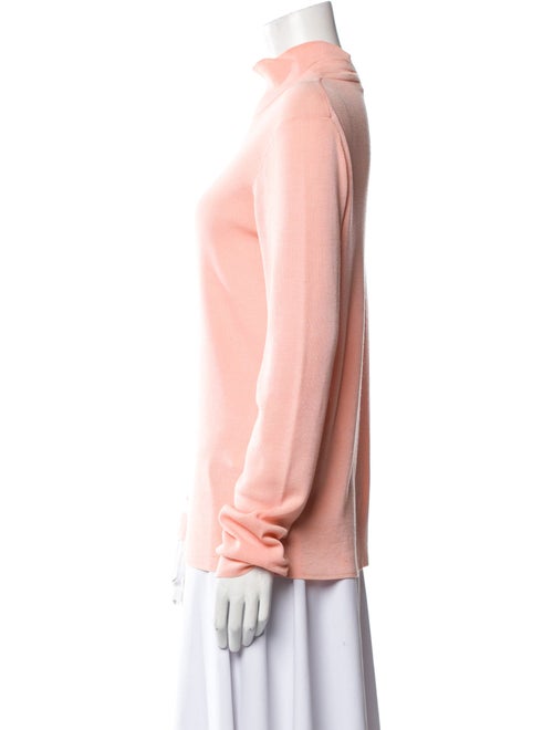 Tibi Mock Neck Long Sleeve Sweatshirt