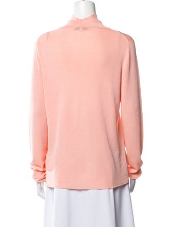 Tibi Mock Neck Long Sleeve Sweatshirt