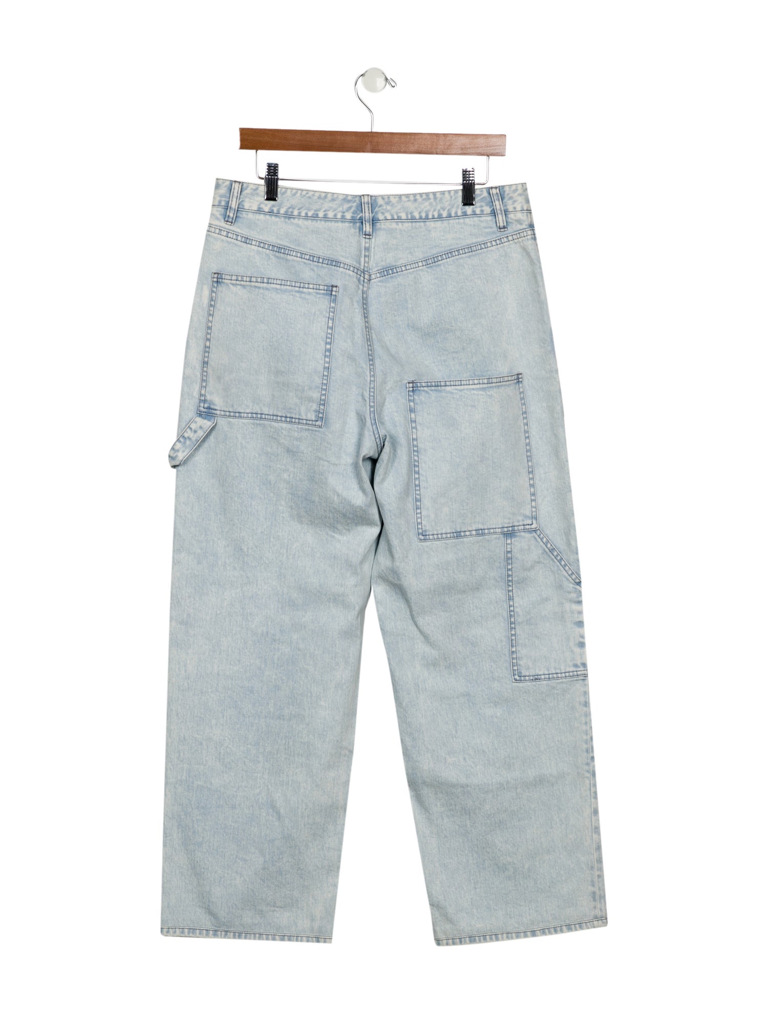 Tibi High-Rise Wide Leg Jeans