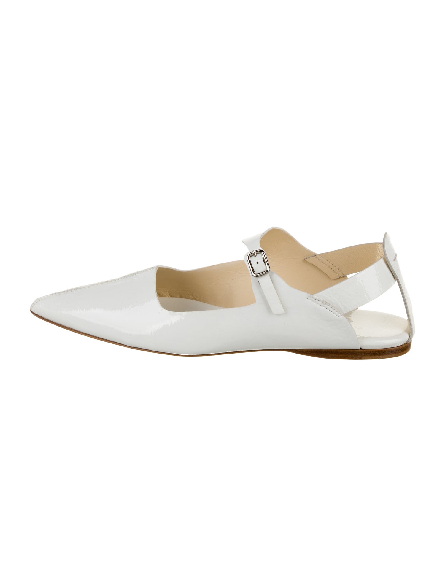 Tibi Patent Leather Mary Jane Flats