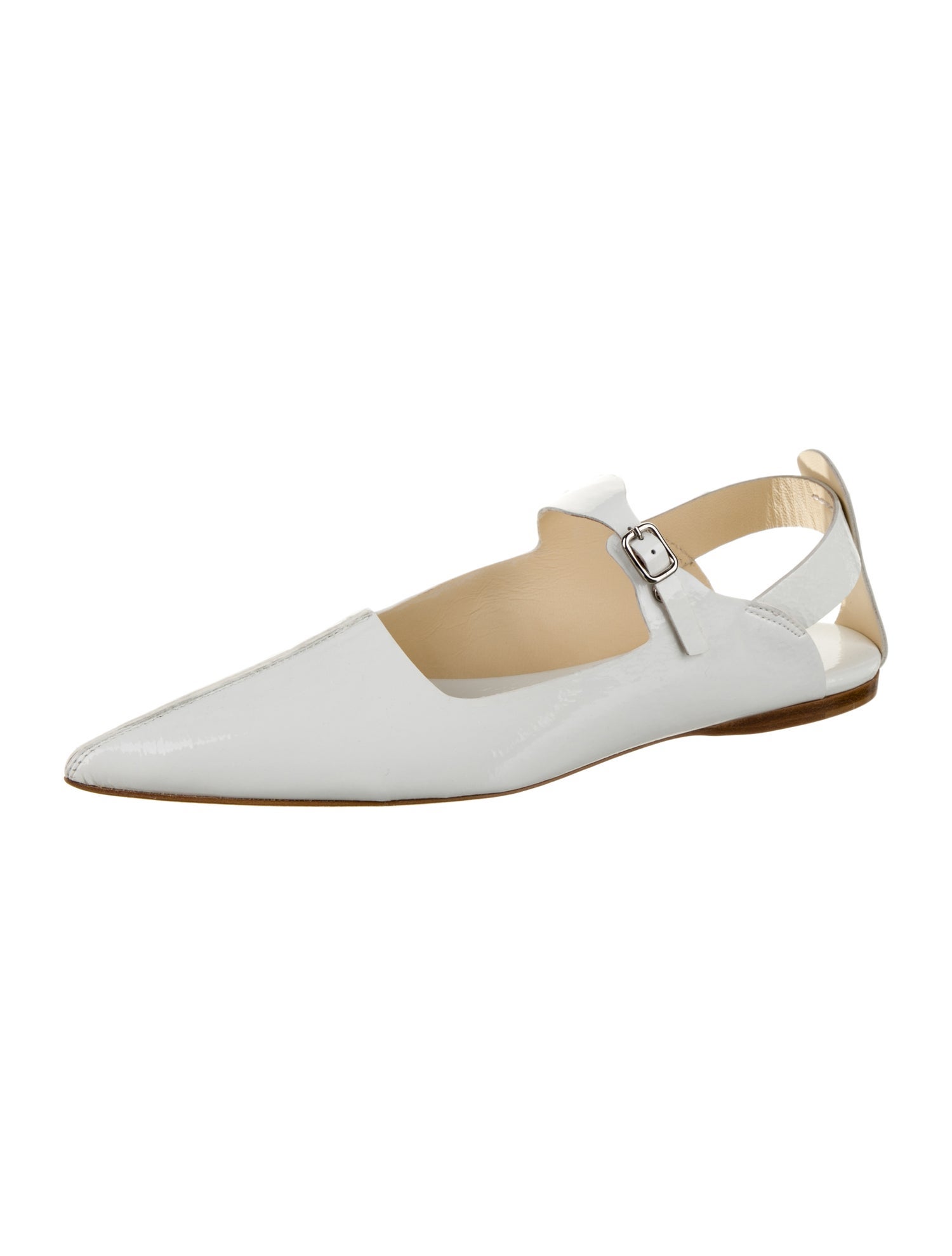 Tibi Patent Leather Mary Jane Flats