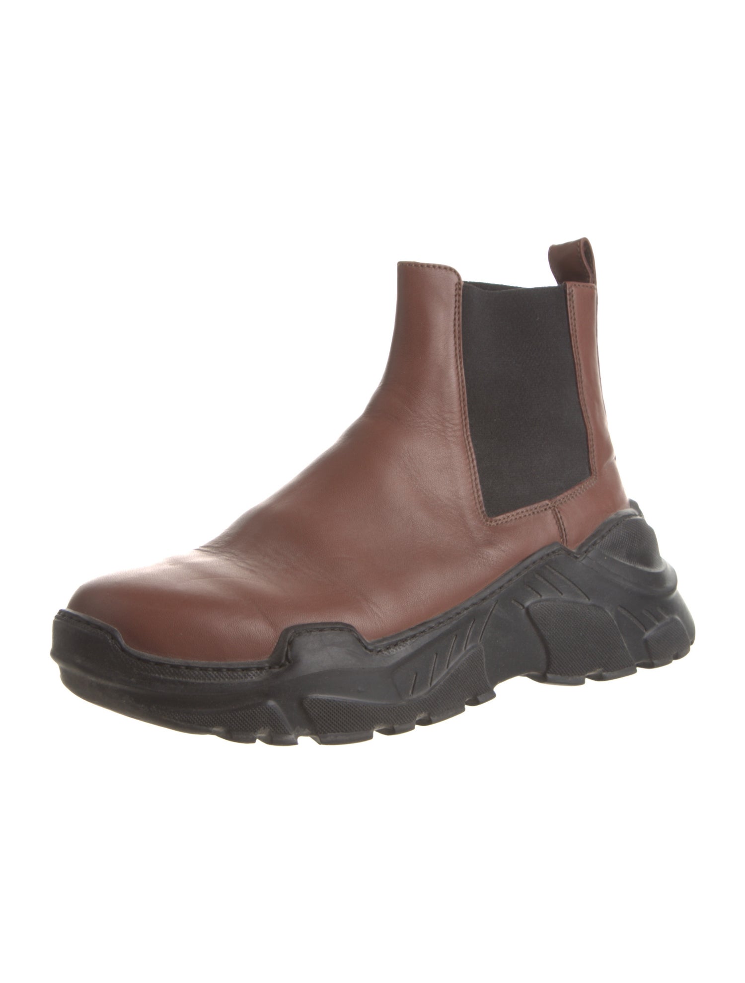 Tibi Leather Chelsea Boots