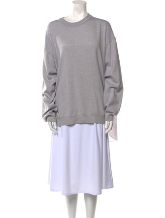 Tibi Wool Crew Neck Sweatshirt