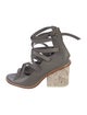 Tibi Leather Gladiator Sandals