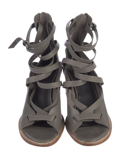 Tibi Leather Gladiator Sandals