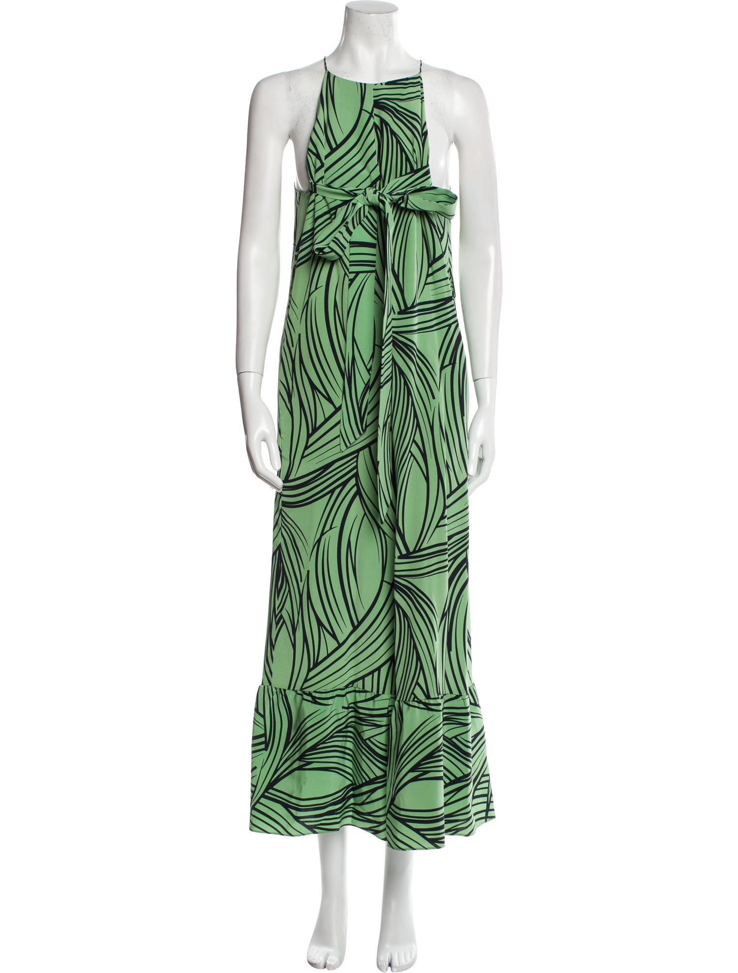 Tibi Silk Printed Jumpsuit