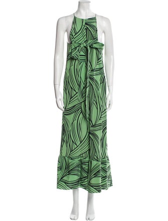 Tibi Silk Printed Jumpsuit
