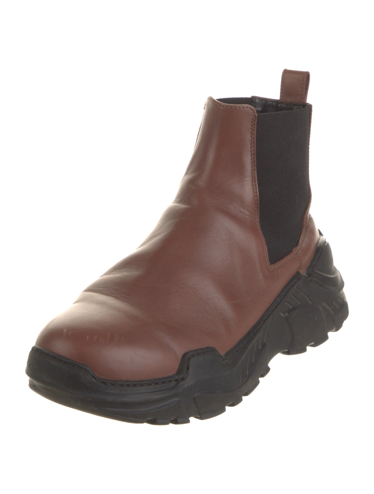 Tibi Leather Chelsea Boots