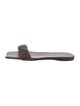 Tibi Leather Slides