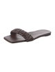 Tibi Leather Slides