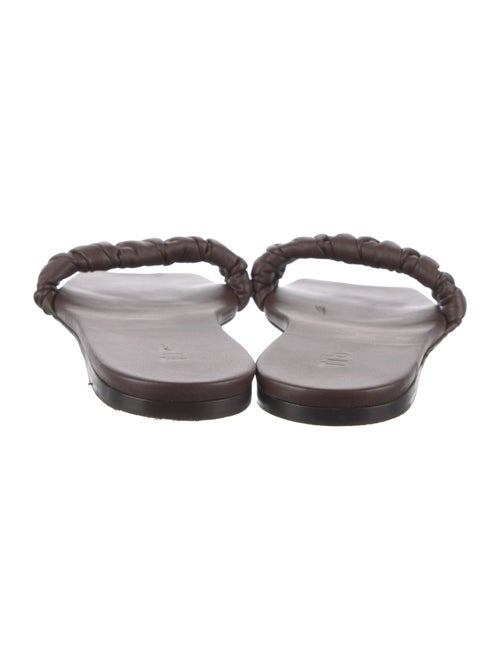 Tibi Leather Slides