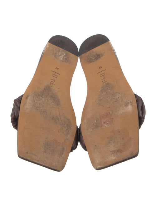 Tibi Leather Slides