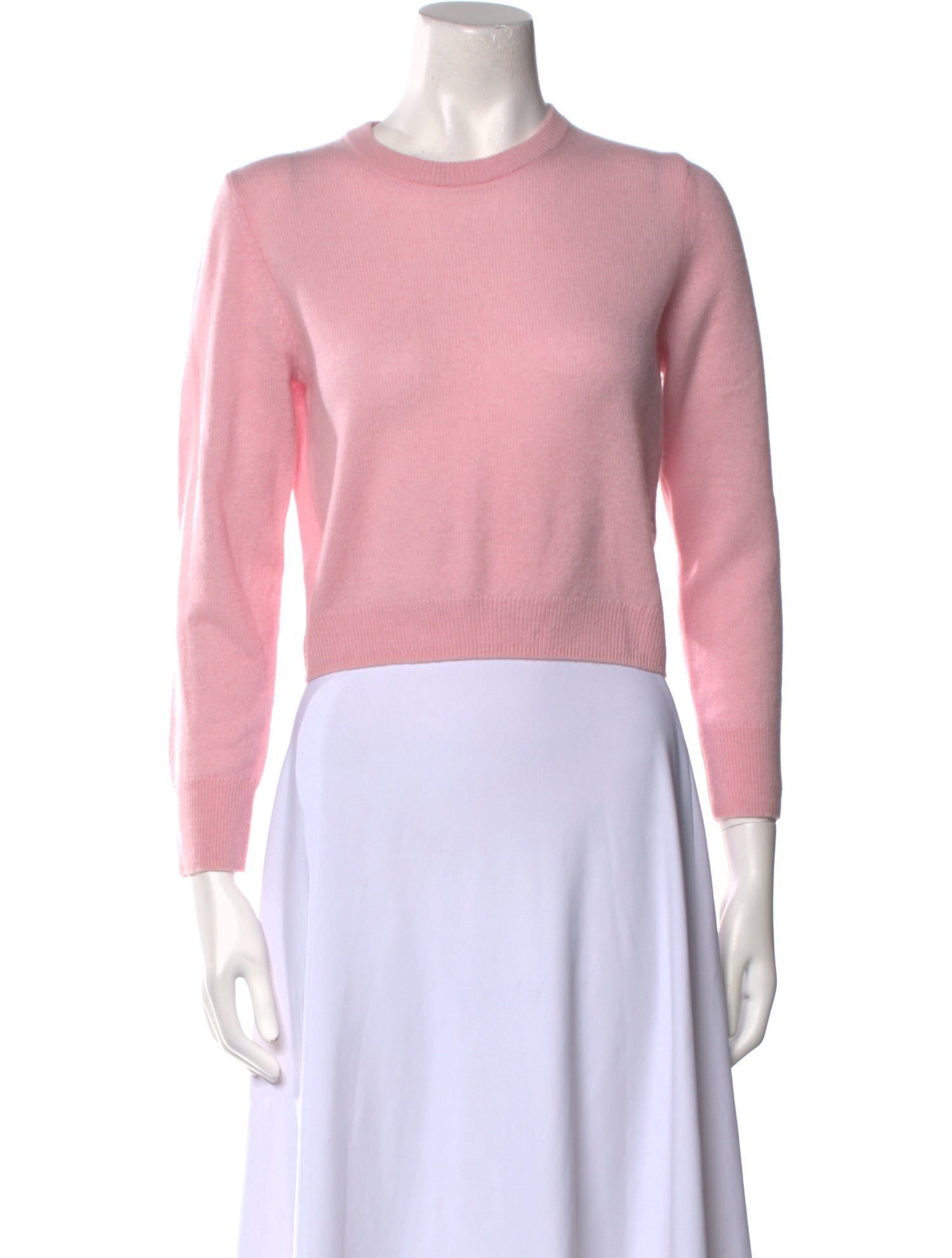 Tibi Cashmere Crew Neck Sweater