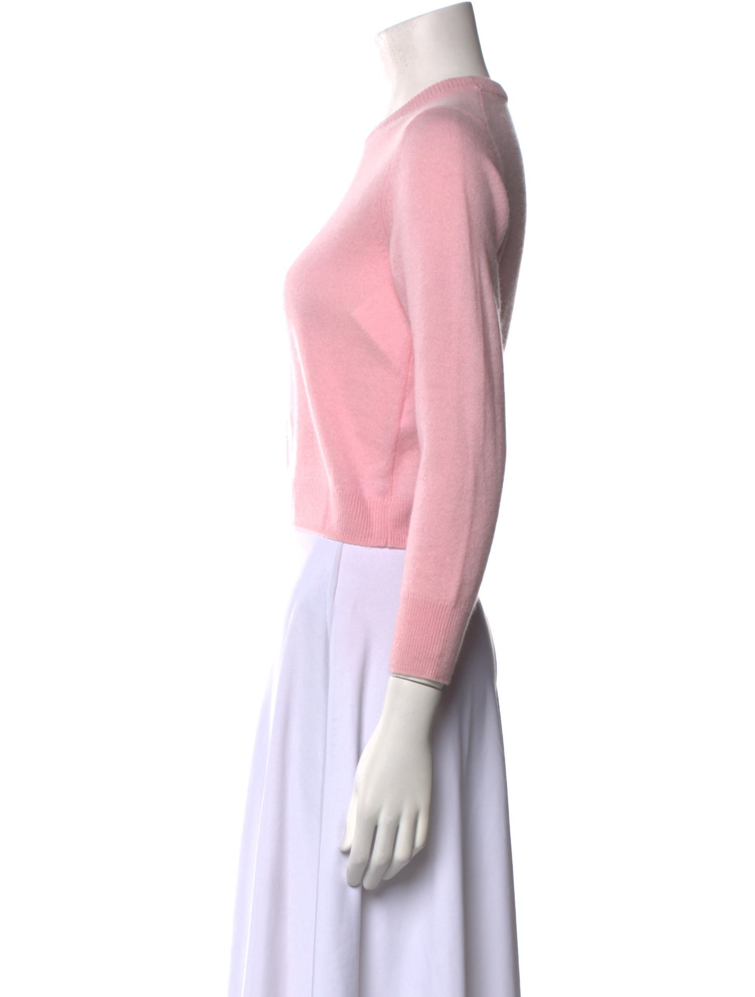 Tibi Cashmere Crew Neck Sweater