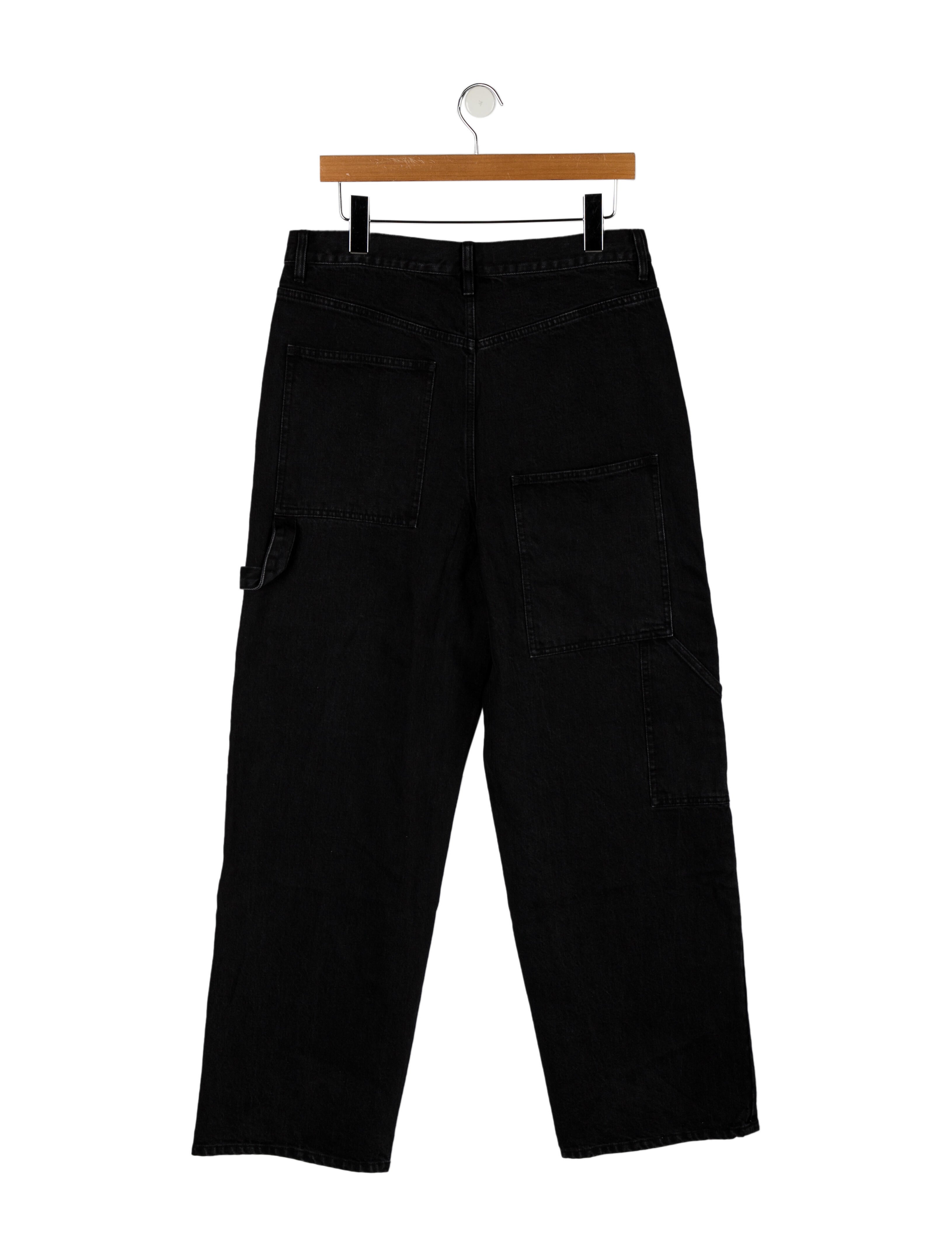 Tibi High-Rise Wide Leg Jeans