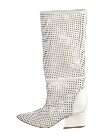 Tibi Leather Rain Boots