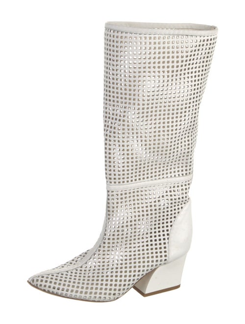 Tibi Leather Rain Boots
