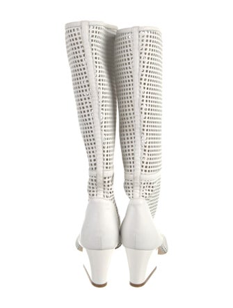 Tibi Leather Rain Boots