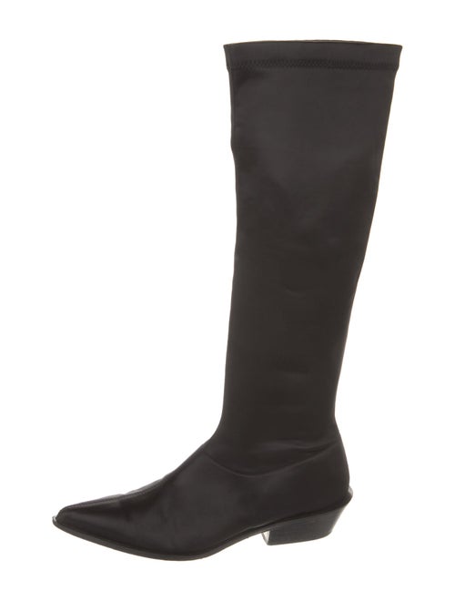 Tibi Satin Riding Boots