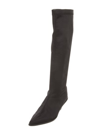 Tibi Satin Riding Boots