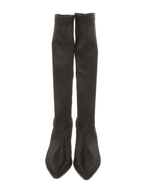 Tibi Satin Riding Boots