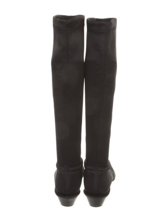 Tibi Satin Riding Boots