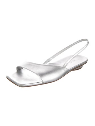 Tibi Leather Slingback Sandals