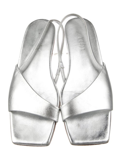 Tibi Leather Slingback Sandals