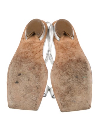 Tibi Leather Slingback Sandals