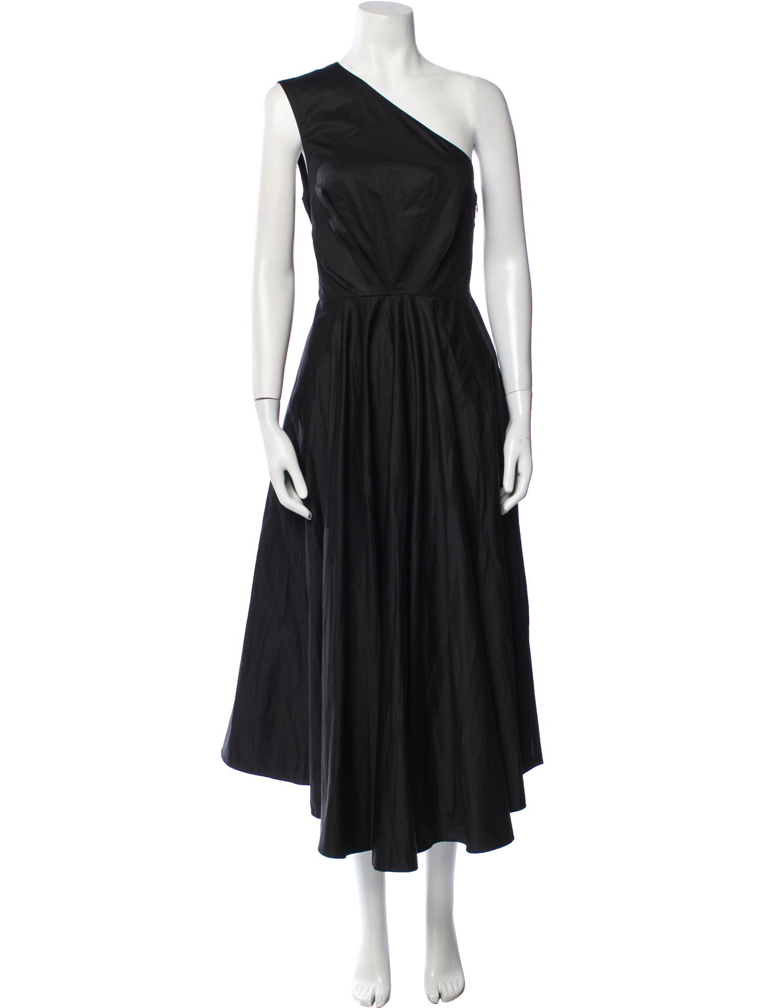 Tibi One-Shoulder Long Dress