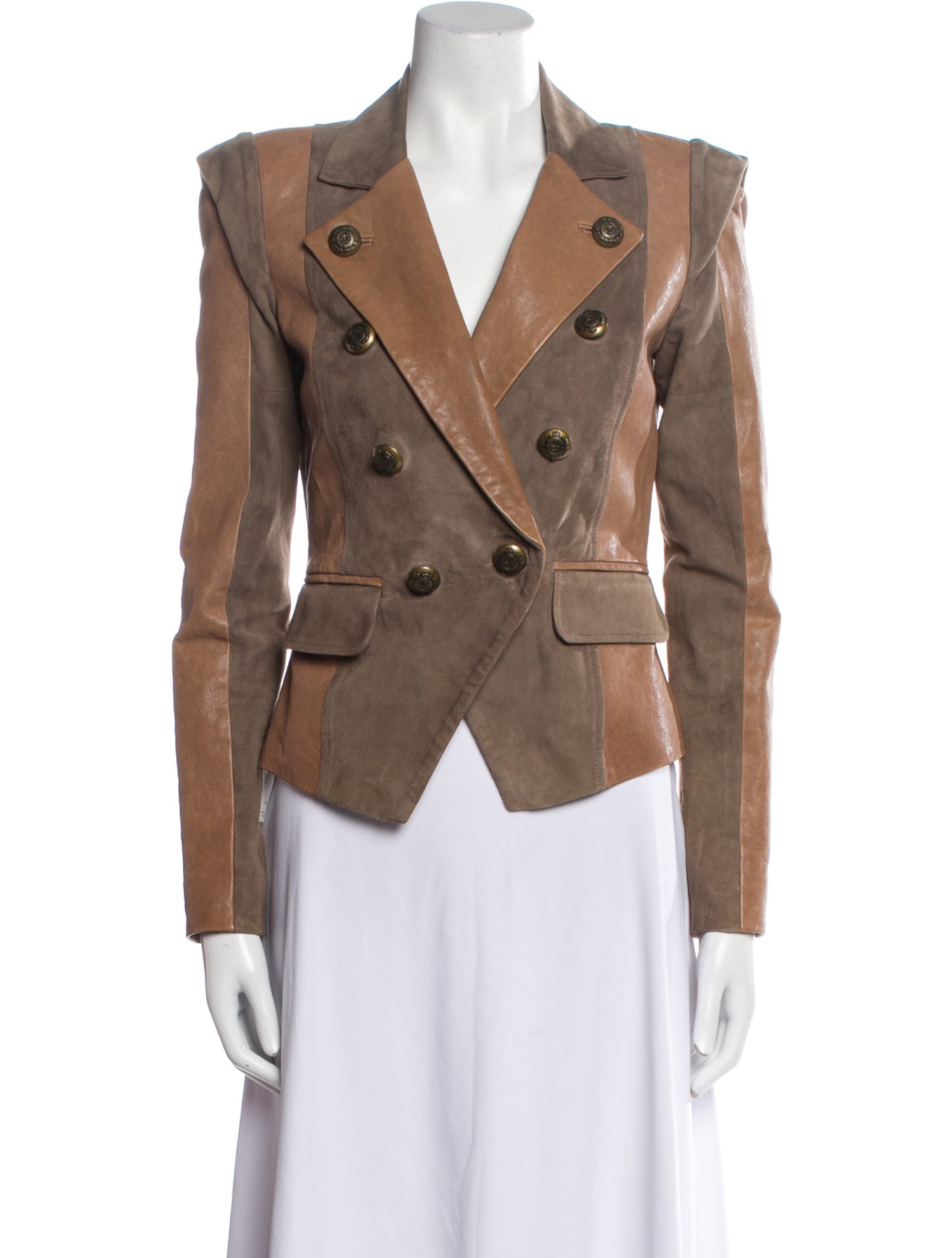 Tibi Leather Blazer