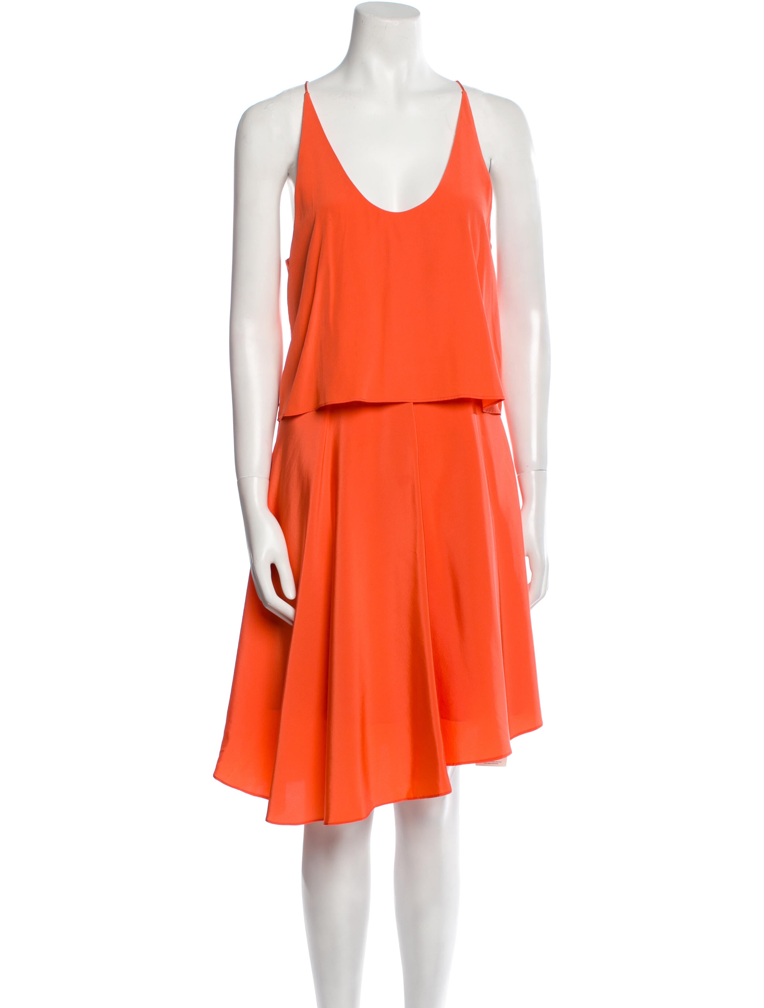 Tibi Silk Knee-Length Dress