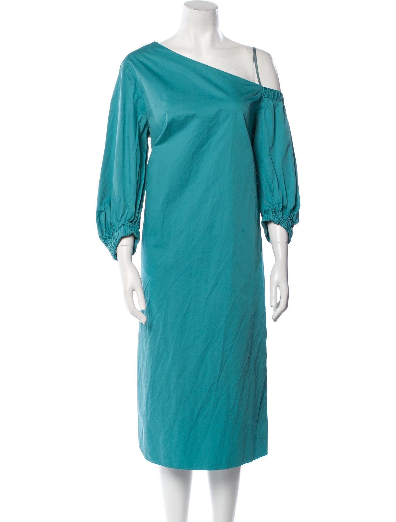 Tibi One-Shoulder Long Dress