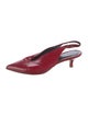 Tibi Patent Leather Slingback Pumps