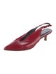 Tibi Patent Leather Slingback Pumps