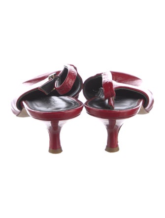 Tibi Patent Leather Slingback Pumps