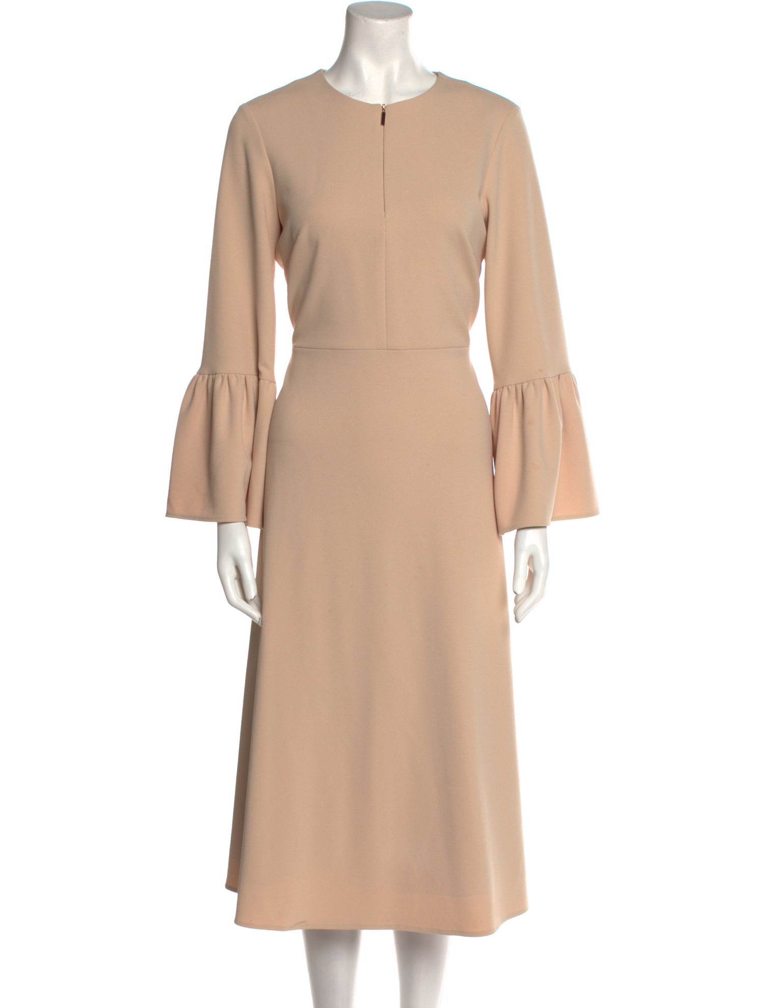 Tibi Crew Neck Long Dress