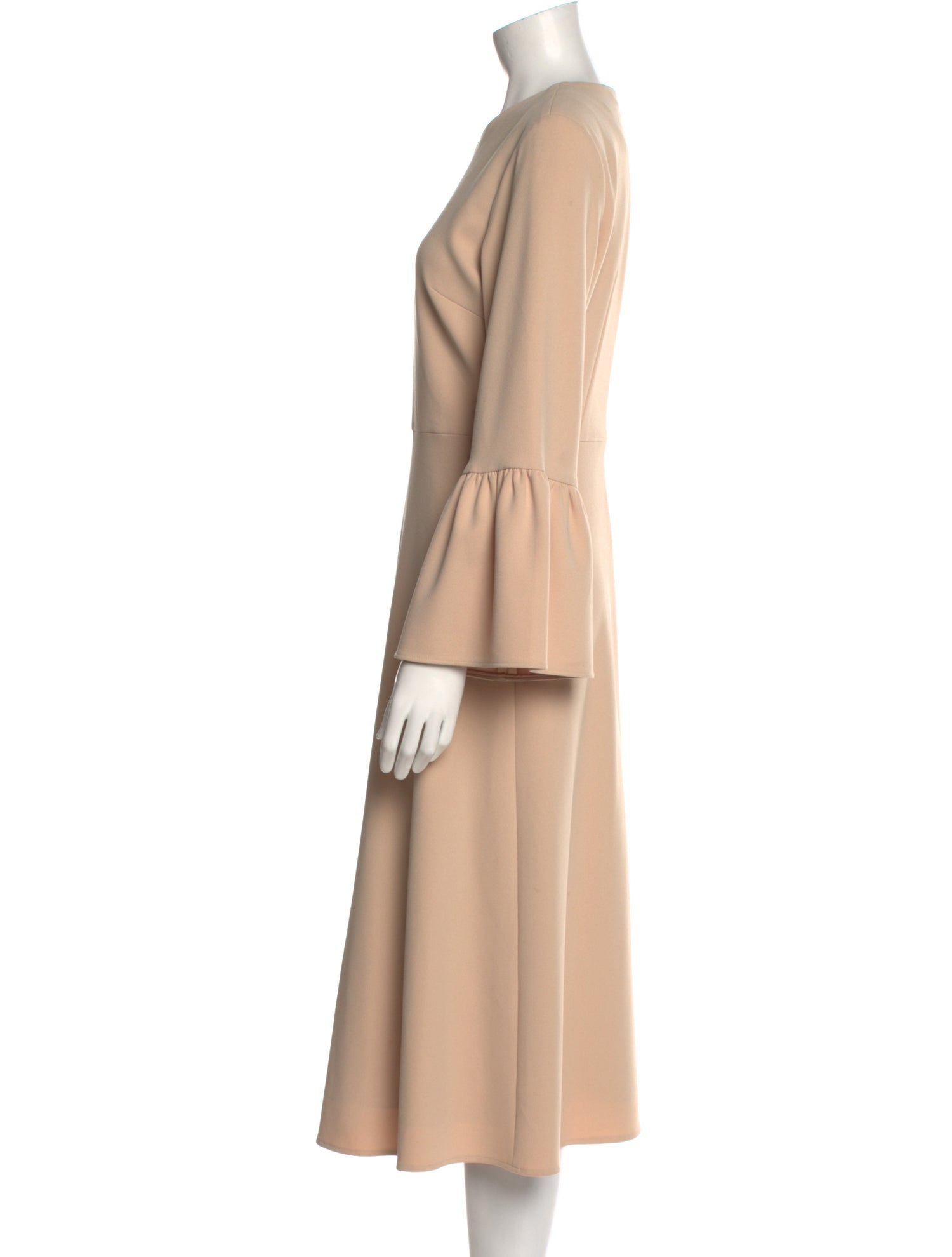 Tibi Crew Neck Long Dress