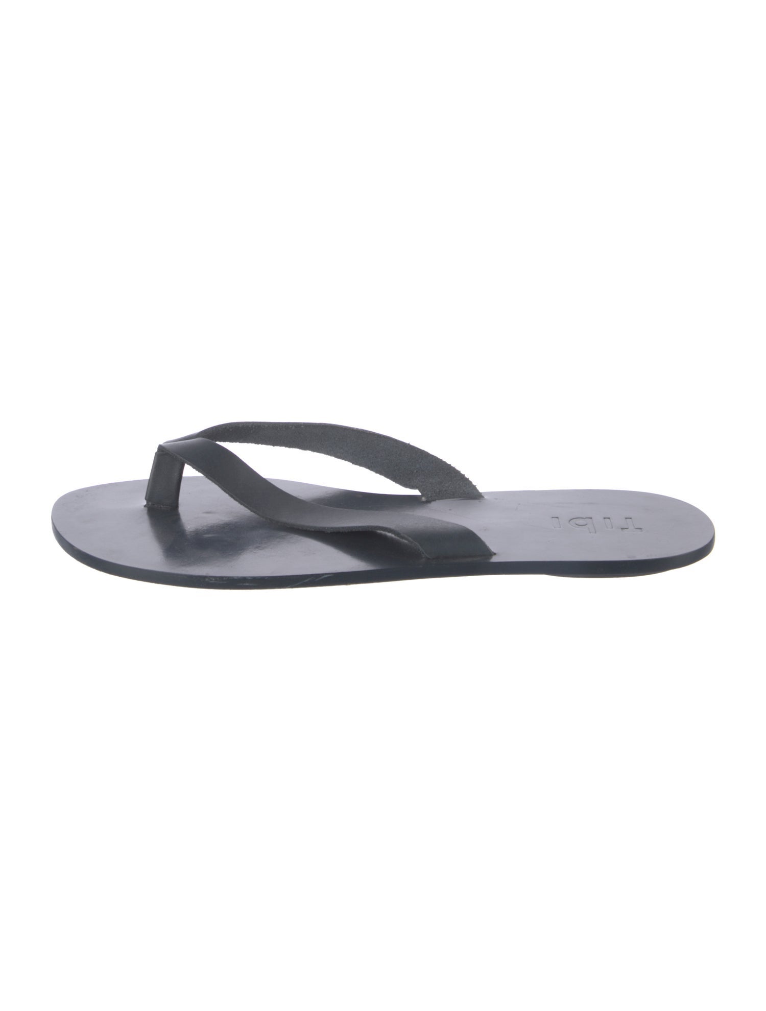 Tibi Leather Slides