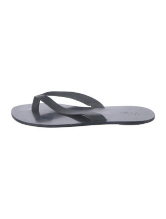 Tibi Leather Slides
