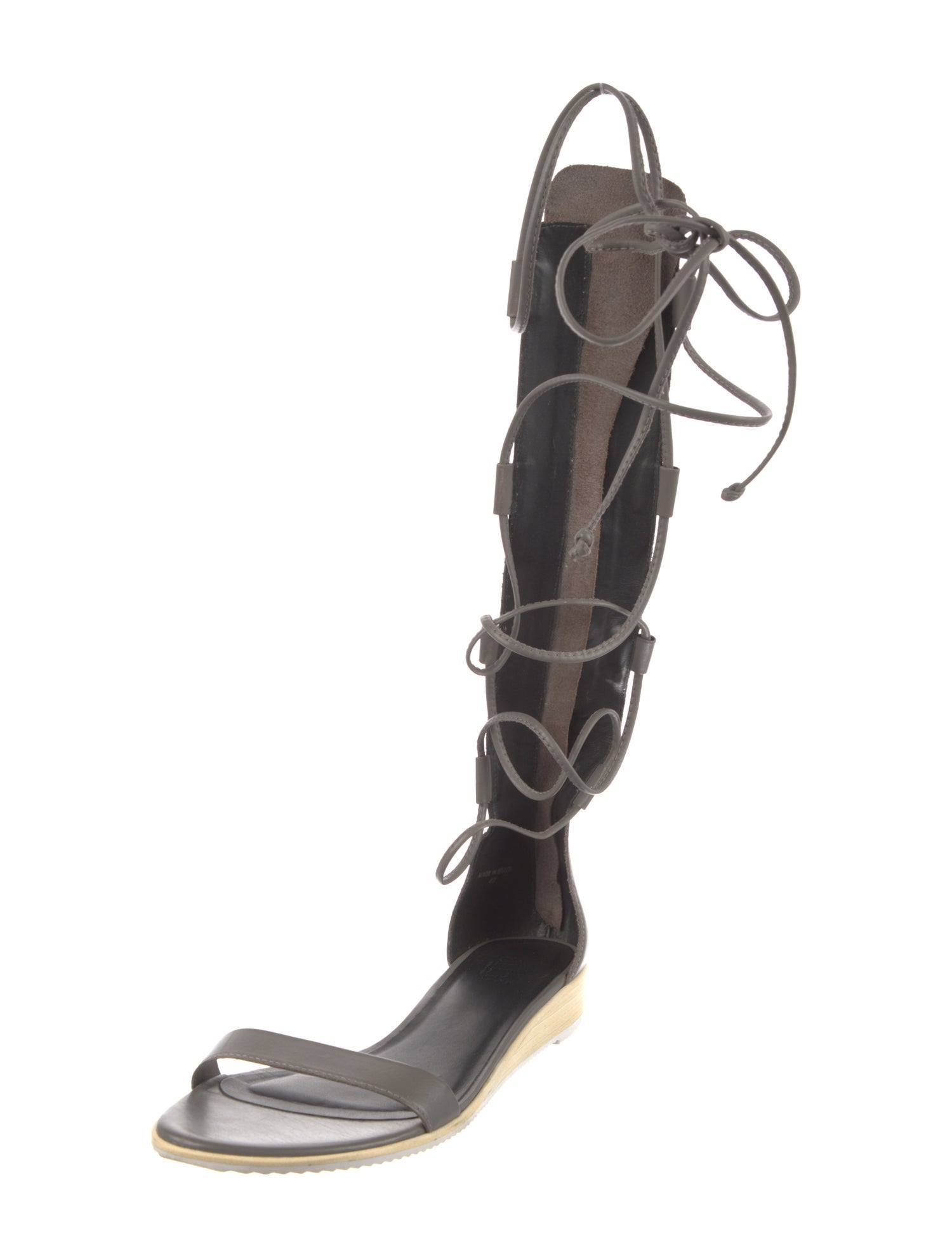 Tibi Leather Gladiator Sandals